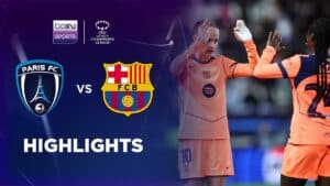 ปารีส เอฟซี 0-2 บาร์เซโลน่า ไฮไลต์ ยูฟ่า แชมเปี้ยนส์ ลีก หญิง Women's Champions League 25-26