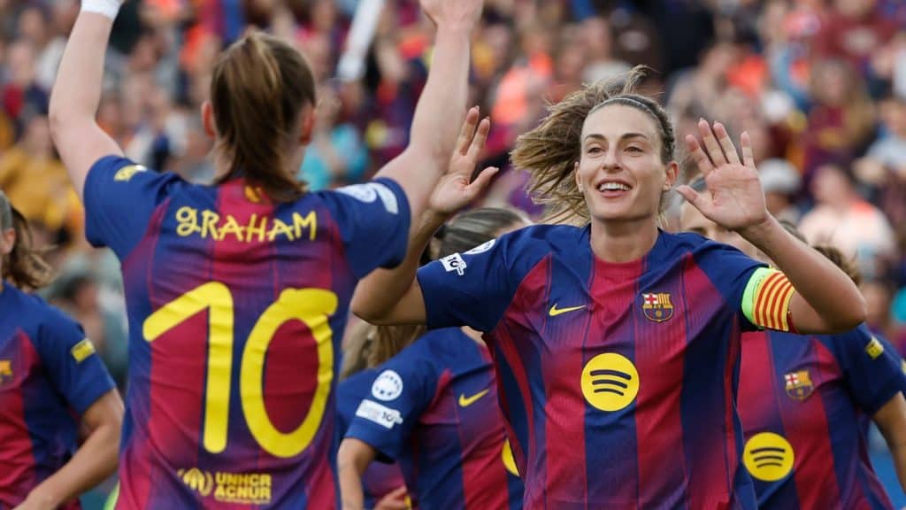 บาร์ซ่า หญิงโหดจัด! ถล่มมาดริด 6-0 รวม 12-2 ลิ่วตัดเชือก UCL