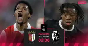 ยูโรปาลีกตัดเชือกอีกคู่! ไฟร์บวร์ก รับบรากา เลกสอง—ทีมเยือนนำ 2-1